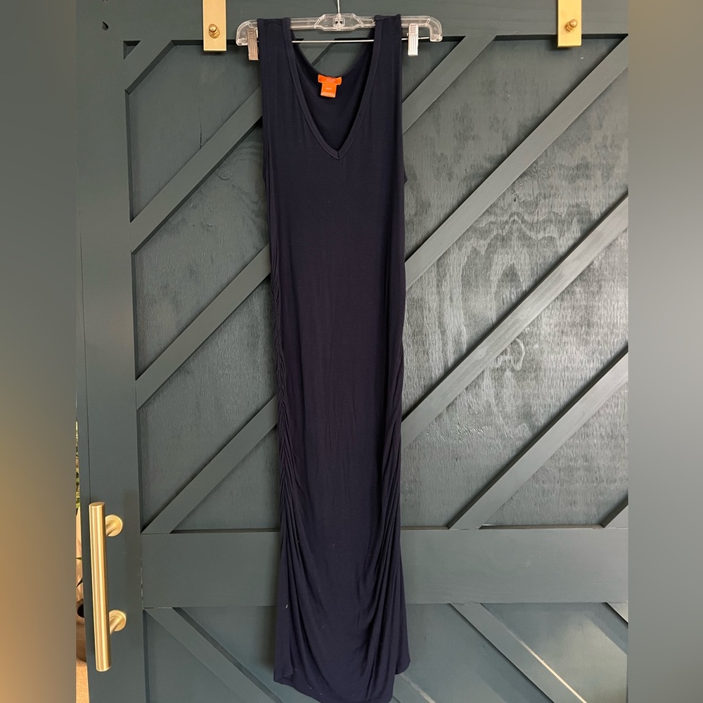 Navy Joes Jeans Cotton Navy Midi Dress